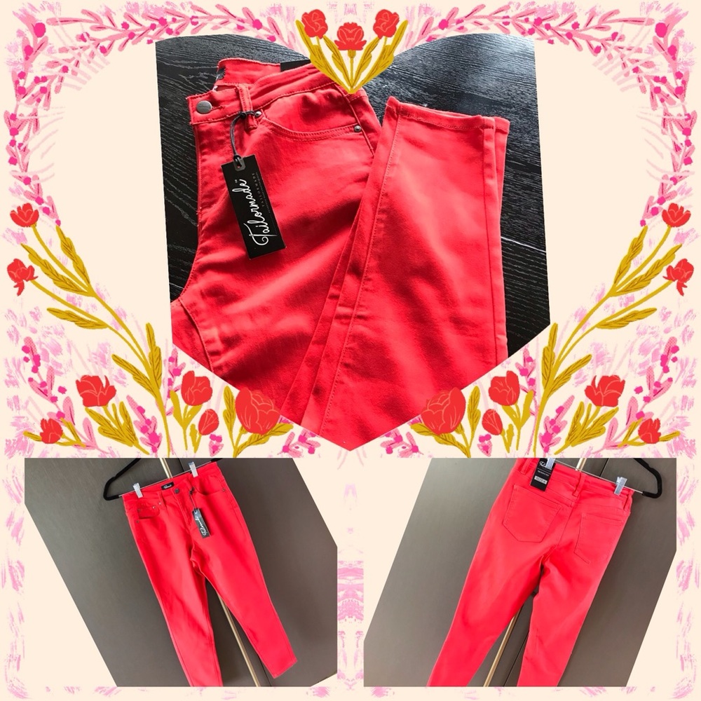Tailormade Red Skinny Jeans